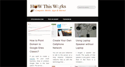 Desktop Screenshot of howthisworks.org